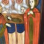 Art - Vintage Oil on Glass. Image 4