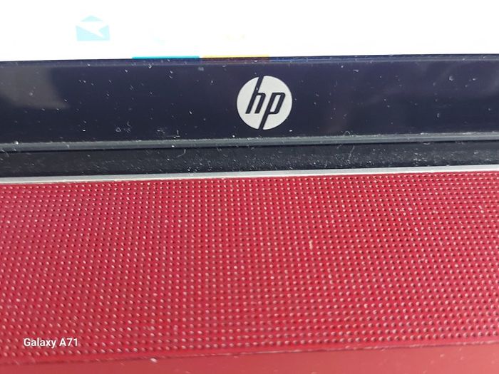 HP Pavillion, Red, AMD A4-5000 APU wiyj Radeo HD Graphics, 1.5GHz,  4GB Ram, 700GB HDD, Windows 10, Microsoft Edge, Chrome