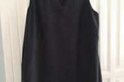 M&amp;S Black V Neck Top