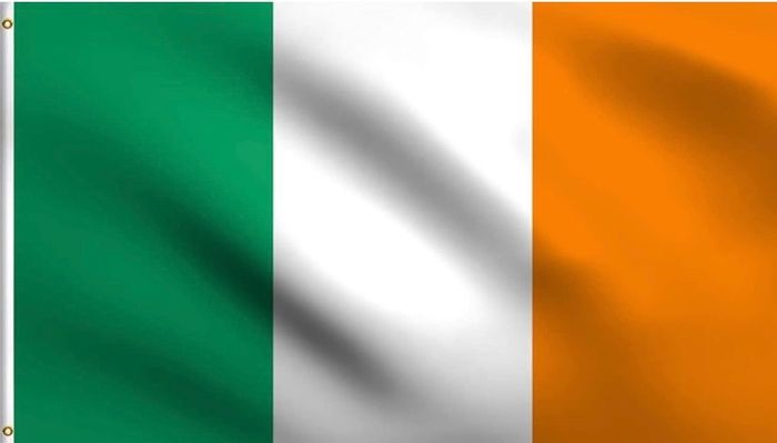 Ireland Flag, Irish Flag Polyester with Brass Grommets, 3x5 Foot 90 X 150cm (FREE POSTAGE)