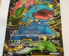 pokemon card - venusaur ex oversized card