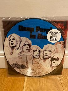 Deep Purple "In Rock" - super rare picture disk and poster