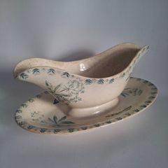 French Ironstone Gravy Boat
