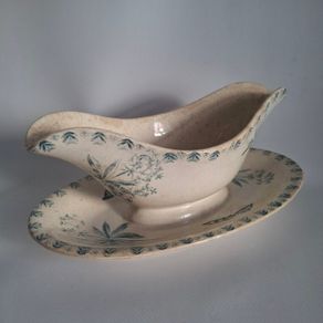 French Ironstone Gravy Boat