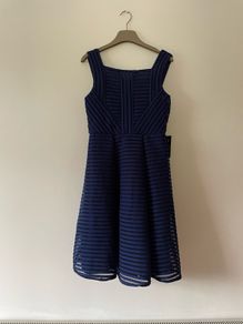 Stunning Marc Angelo Navy Occasion dress size 10 New with tags