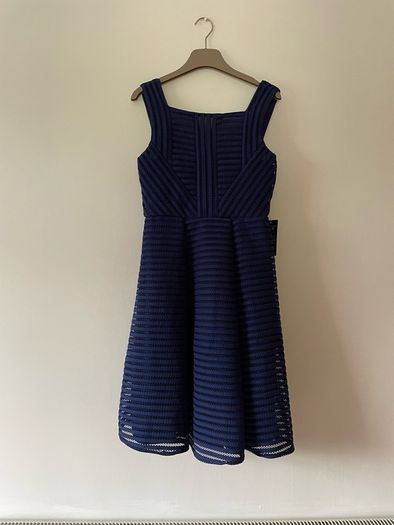 Stunning Marc Angelo Navy Occasion dress size 10 New with tags