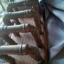 vintage copper letter rack Image 7