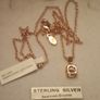 Sterling Silver Swarovski Zirconia Pendant & Chain Image 3