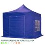 Party Gazebo  Pop Up Steel 40mm Hex 3m x 3m Image 8