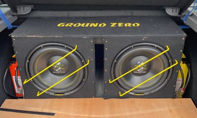 Ground Zero GZIB 2.3000XSPL car hifi Subwoofer