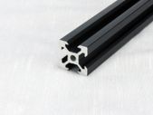 V slot 2020 Linear Rail Black Aluminium Extrusion