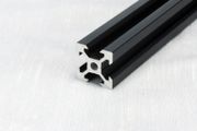 V slot 2020 Linear Rail Black Aluminium Extrusion