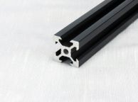 main image for ad V slot 2020 Linear Rail Black Aluminium Extrusion