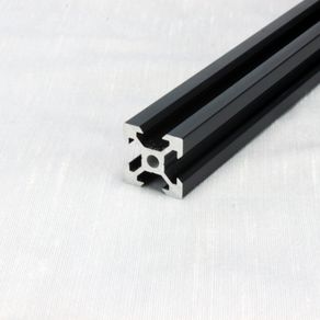 V slot 2020 Linear Rail Black Aluminium Extrusion