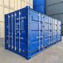 One Trip 20ft Shipping Container Multi Door Blue Image 2