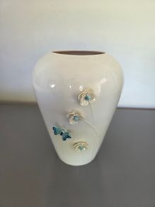 Belleek Vase Azure