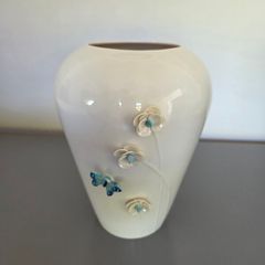 Belleek Vase Azure