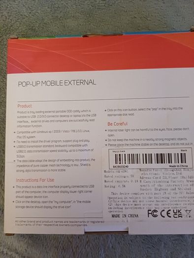 External Dvd