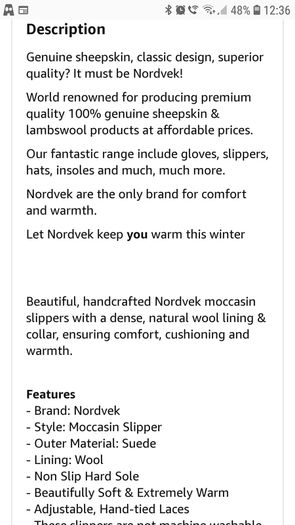 Ladies Nordvek slippers