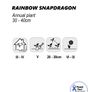 (S) Rainbow Snapdragon Seeds 0.3g (446302) Image 2
