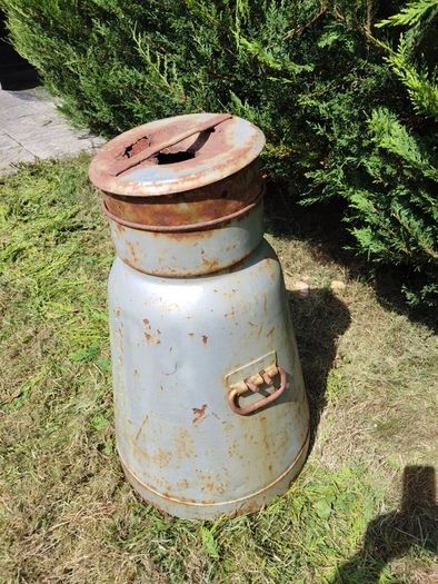 More Unusual Vintage Large Milk Churn Garden Feature  In Gorey