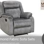 New Richmond 3+1+1 Grey Fabric Sofa Sets Image 5