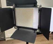 Brand New Neewer NL 660 LED Video Light + Stand + Black Backdrop Bundle