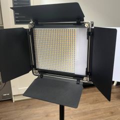 Brand New Neewer NL 660 LED Video Light + Stand + Black Backdrop Bundle