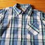 Blue Check Shirt Age 5-6 Image 3