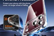 Case for iPhone 18 Pro Max, 17 Pro Max, 17e, 16e, 15 Silicone Gel Cover Clear Transparent Shockproof Shell