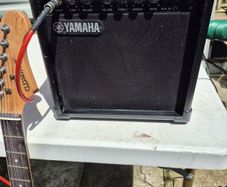 Electric guitar and 15 watt practice amp