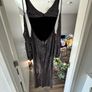 Black sequin debs dress Image 3
