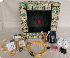 Slingshot Set Luxury Slingshot Set  Rigid Catcher & 500 Ammo (300 Clay, 200 Steel)