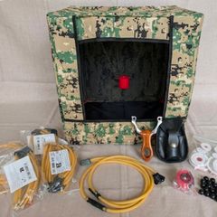 Slingshot Set Luxury Slingshot Set  Rigid Catcher & 500 Ammo (300 Clay, 200 Steel)