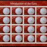 2002 Ireland Introduction of the Euro Currently Commemorative Stamp Sheetlets Plate 1A1A1A1A Mint Never Hinged (MNH) Image 3