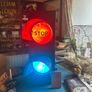 Train lighting red and green like traffic lights without the amber. Image 2