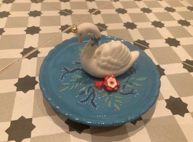 Avoca swan trinket dish