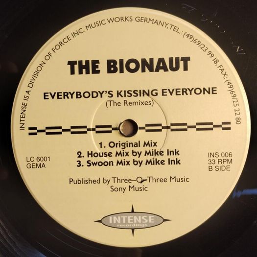 The Bionaut - Everybody's Kissing Everyone - Super Scarce Piano House Rarity!