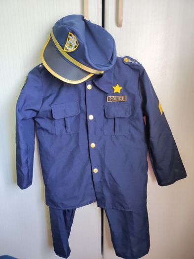 Police boy kids costume 9-12