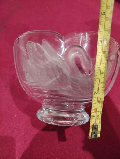 Vintage Teleflora 24% Lead Crystal Bowl