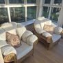 Suite of rattan furniture Image 2