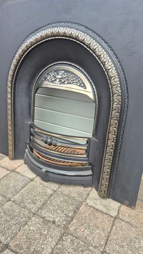 fireplace surround cast iron