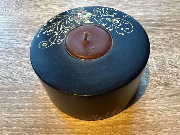Candle & Holder from Malta