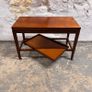 Mid Century Rosewood Extending Coffee Table with Under Tray Image 2