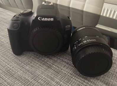 BRAND NEW Canon EOS 2000D with lens and strap