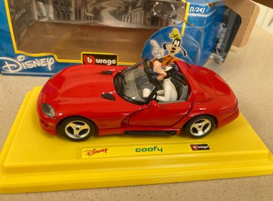 Disney Goofy Dodge Viper 1/24 Burago