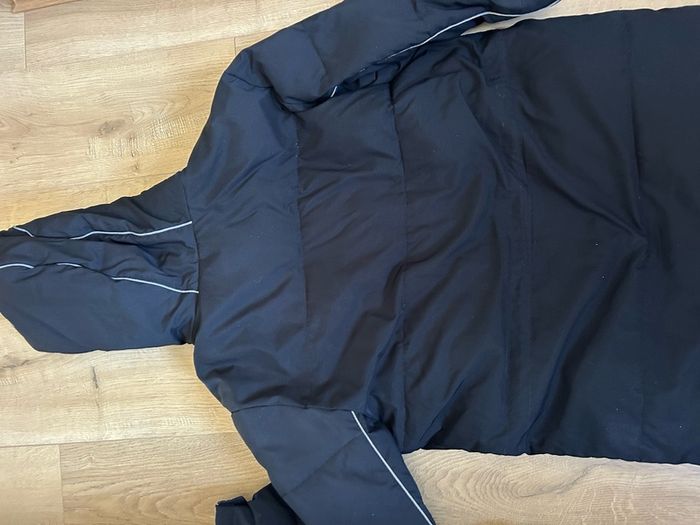 Nicce Black Hooded Puffer Jacket