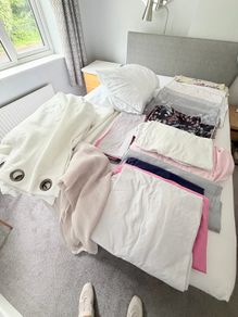 FREE   Kingsize  size bedroom bundle. Duvet covers, sheets etc. curtains
