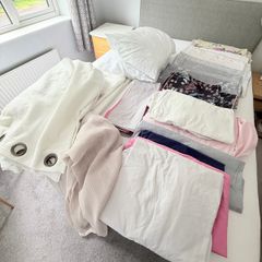 FREE   Kingsize  size bedroom bundle. Duvet covers, sheets etc. curtains