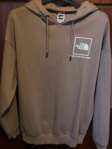 North face brown hoodie size medium